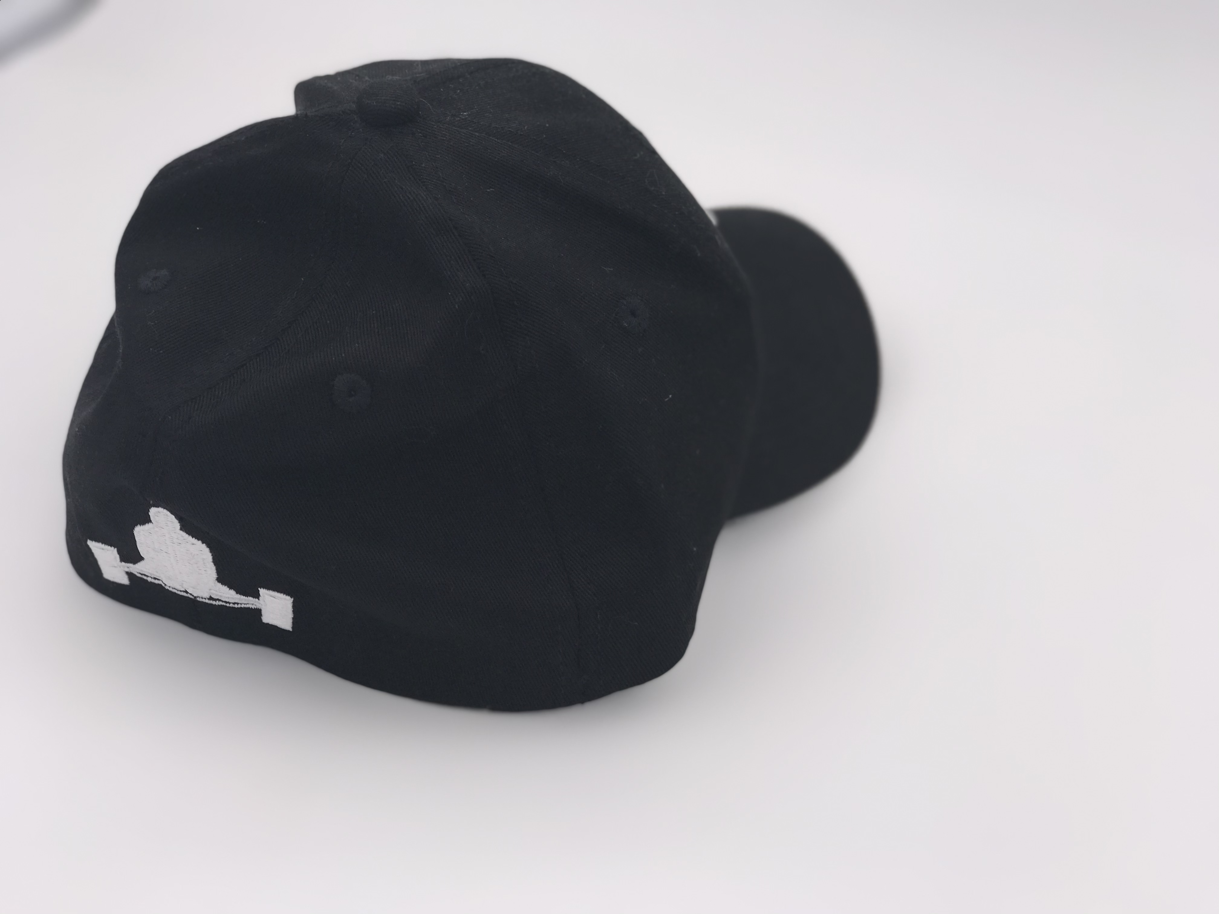 Back FlexFit Baseball Cap with Large Old School Iron Logo Old School Iron